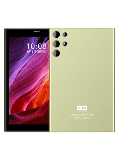 CM824 Ultra 8-inch Tablet, 5g Tablet Single SIM WiFi, Kids Tab Zoom Tiktok Supported Dual Camera, Android 14 Slim Tablet with Keyboard and Mouse(Yellow)