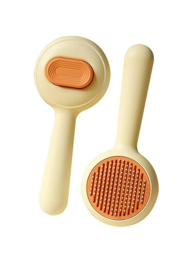 Zenzres Dog Playpen, 10 Panels, Yellow, Plastic, Latch Closure, Portable, For Dogs, RV Camping