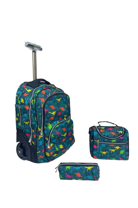Buy 3-Piece Rolling School Set, 18-Inch Wheeled Backpack with