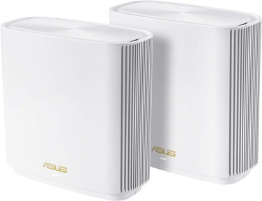 Asus XT8 Zenwifi Tri-Band Whole Home Mesh Wifi System, Pack of 2, White