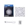 PWM 120mm 2600RPM (1pcs) NO controller/extension cable 28mm thickness-White
