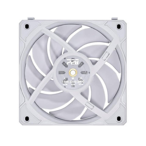 PWM 120mm 2600RPM (1pcs) NO controller/extension cable 28mm thickness-White
