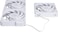 PWM 120mm 2600RPM (1pcs) with controller/extension cable 28mm thickness-White
