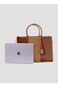 Ladies Bag M1   Elegant Women&rsquo;s Office &amp; Daily Use Handbag Brown