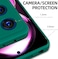 Case for Xiaomi Redmi Note 12 Pro,Camera Protection with Liquid Gel Rubber Bumper Case with Soft Microfiber Lining Cushion Slim Shell Shockproof Protective Cover for Redmi Note 12 Pro 5G (Green)