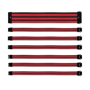Cooler Master Extension Sleeved Cable Red &amp; Black
