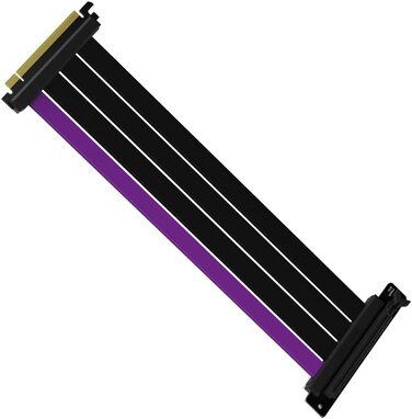 Cooler Master Riser Cable PCIe 4.0 X16 Black 300mm Black