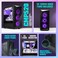 Cooler Master CMP 520 PC Case - Mid-Tower ATX Chassis with Mesh Geode Front Intake, 3 x 120mm ARGB Fans, Tempered Glass Side Panel, Versatile Cooling &amp; Component Support, Breathable PSU Shrou