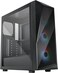 Cooler Master CMP 520 PC Case - Mid-Tower ATX Chassis with Mesh Geode Front Intake, 3 x 120mm ARGB Fans, Tempered Glass Side Panel, Versatile Cooling &amp; Component Support, Breathable PSU Shrou