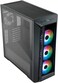 Cooler Master MasterBox 520 PC Case &ndash; Mid-Tower ATX Chassis, 4 x Pre-Installed Fans (Front &amp; Rear), Multiple Airflow Configurations, Tempered Glass Front &amp; Side Panel, ARGB Controller - Black