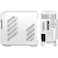 Cooler Master HAF 700 White PC Case - Full Tower, E-ATX Compatible, 5 x Pre-Installed Fans, Rotating Radiator Mount, High Airflow Cooling, TG Side Panel, Includes ARGB Controller