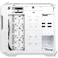 Cooler Master HAF 700 White PC Case - Full Tower, E-ATX Compatible, 5 x Pre-Installed Fans, Rotating Radiator Mount, High Airflow Cooling, TG Side Panel, Includes ARGB Controller
