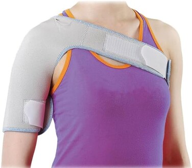 Wellcare Shoulder Support, Small Size, Adjustable Brace For Shoulder Instability, Tendinitis &amp; Chronic Pain, Secure Fit &amp; Joint Protection