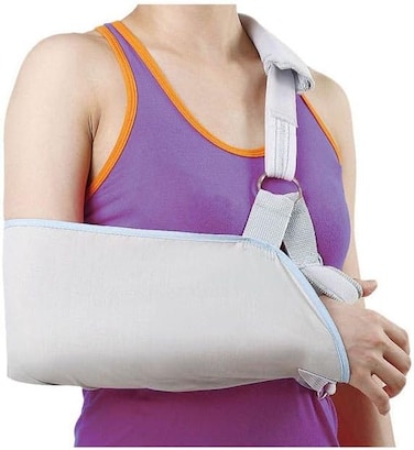 Wellcare Shoulder Support - XL Size (42-48 Inches / 107-122 Cm), Protect And Support Shoulder Joint, Easy To Adjust With Hook &amp; Loop Fasteners,