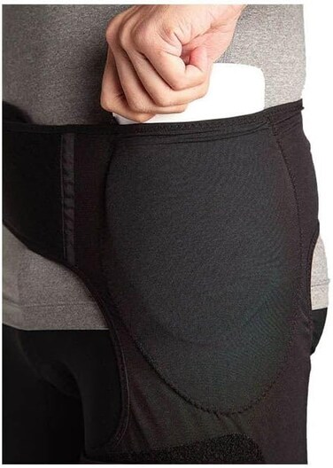 دعامة الورك من ويل كير، للجانب الايمن، مقاس M، الدعم والراحة، مثالية لالتواءات الورك والاجهاد والتعافي بعد تقويم العظام