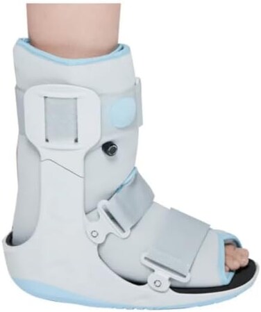 حذاء مشي اير من ويل كير مقاس M 11 انش، لكسر القدم او الكاحل المستقر، الاستخدام بعد الجراحة، التواء الكاحل الشديد، للجنسين، رمادي