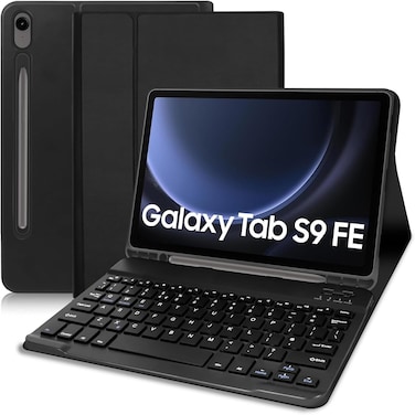 Muzz Keyboard Case for Galaxy Tab S9 FE, Detachable Wireless Keyboard, Protective Cover (Galaxy Tab S9 FE(10.9'))