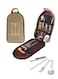 Portable Outdoor Utensil Kitchen Set, Camp Kitchen Cooking Utensil Set, Cookware Kit and Chopping Board, Scissors &amp; Camp Knife, Grill Supplies or Camping, Hiking, Travel