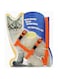 Western Era Halter Nylon Soft Adjustable Harness with Leash Rope Set for Cat (Orange)