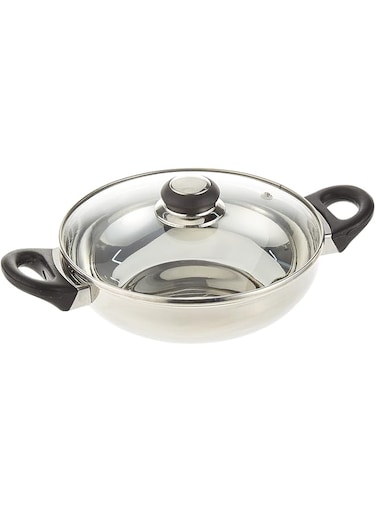 Anjali Fiesta Kadai, Silver, 1600 ml, Skd 22