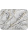Dussdil White Marble Dish Drying Mat for Kitchen Counter 16 x 18 Inch Gold Marbling Granite Absorbent Microfiber Dry Dishes Mats Drainer Mat Dish Drying Pad for Countertops