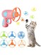 Paporich Cat Fetch Toys,Flying Disc Launcher Cat Toy,Colorful Flying Propellers Disc Cat Playing Toy,Spinning Shooter Flying Disc Toys,Cat Interactive Toys for Training,Chasing,Playing,Exercising