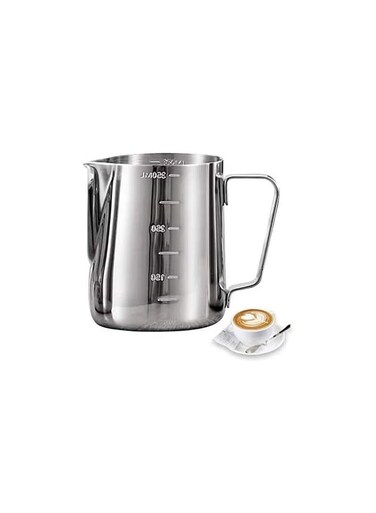 Espresso Steaming Pitcher Silver 350 ml MFP-350