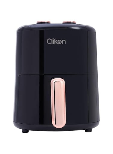 Clikon Air fryer No Pre-Heat Needed No-Oil Frying Fast Crispy and Healthy Temperature Control 4 L