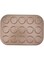 Carbon Steel Muffin Top Pan, Nonstick Bakeware for Even Heat Distribution, Ideal for Baking Muffins, Cupcakes, Candies, Gold (15 Hole)