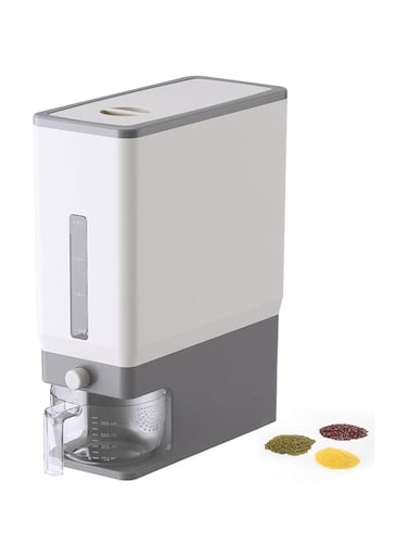 Lifewit Rice Dispenser 25 Lbs(11.3kg), Rice Storage Container Sealed Moisture Proof with Measuring Cup for Kitchen Pantry Household, BPA-Free