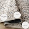 Vince Dune 355 x 255 cm Carpet Centre Home Designer Rug for Bedroom Living Dining Room Office Soft Non-slip Area Textile Decor