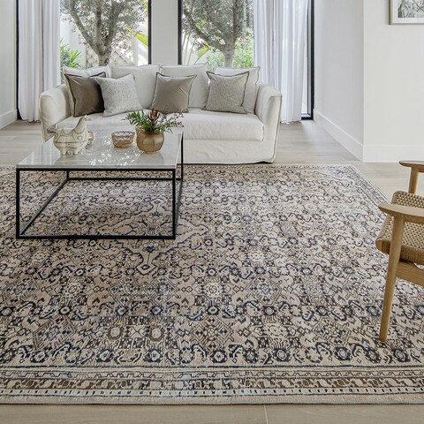 Vince Dune 355 x 255 cm Carpet Centre Home Designer Rug for Bedroom Living Dining Room Office Soft Non-slip Area Textile Decor