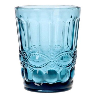 Madame Azzurro 230ml Tumbler &acirc;&euro;&ldquo; Elegant Glass for Water, Juice &amp; Cold Beverages, Modern Design for Home, Office &amp; Dining Tableware