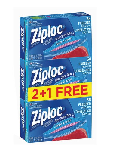 Freezer Storage Bags 38 Pieces Pack of 3