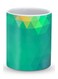 Premium Emerald Prism Designer Mug Green/Yellow