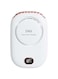 SW FUTURE Mini Fan,Mini Handheld Fan Portable Neck Fan Small Personal Fan USB Rechargeable 3 Speed Adjustable Air Conditioning Necklace Fan for Home Office Outdoor Travel (White)