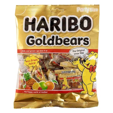 Haribo Mini Gold Bears Maxi Bag Candy, 200g