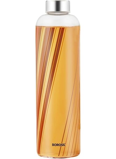 Prism Glass Bottle Transparent 1Liters