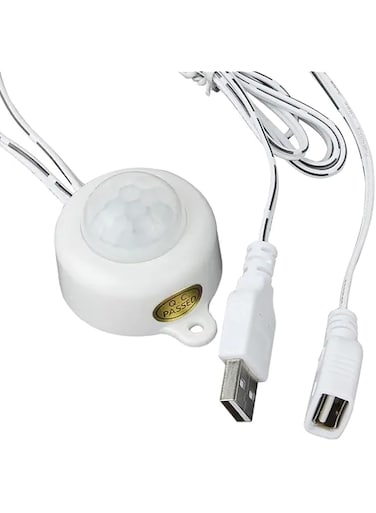 CUDDU Motion Sensor for Cat and Dog Water Fountain, Automatic Start/Stop, USB External Sensor Switch, Encourages Pets to Drink, Universal Fit for Pet Water Dispensers