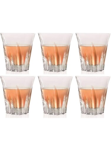 RCR Set Of 6 Fluente Cups, Clear