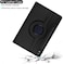 Muzz Tab S9 case 360&deg; Rotating Case for Samsung Galaxy Tab S9, Multi-Angle Swiveling Slim Cover, Auto Wake/Sleep, PU Leather Hard Back, Shockproof (Black)
