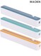 3Pcs Plastic Wrap Dispenser with Slide Cutter, Practical Food Wrap Dispenser, Reusable Cling Wrap Dispenser, Refillable Cling Film Dispenser, Veggies Refillable Plastic Wrap Dispenser for Home