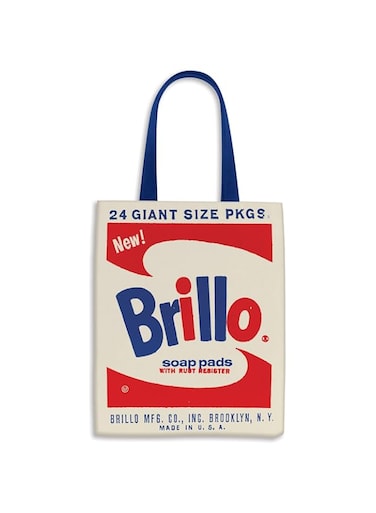 Galison Andy Warhol Brillo Tote Bag