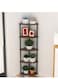 Corner Cabine,Living Room Storage Cabinet,4-Tier Storage Cabinet ,For Bathroom, Kitchen, Living Room Or Bedroom White