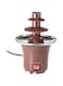 Dubai Gallery 3 Tier Mini Chocolate Fountain Ea-820 Brown/Silver