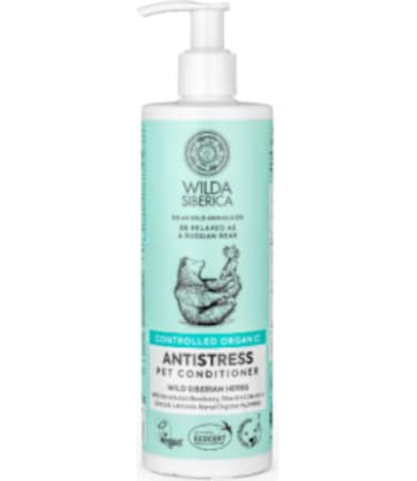 Wilda Siberica. Controlled Organic, Natural &amp; Vegan  Antistress pet conditioner, 400 ml