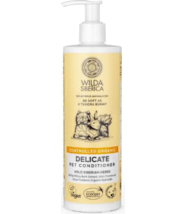 Wilda Siberica. Controlled Organic, Natural &amp; Vegan  Delicate pet conditioner, 400 ml