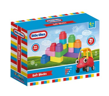 Little Tikes Soft Blocks Stacking Toy Set (21 Pieces)