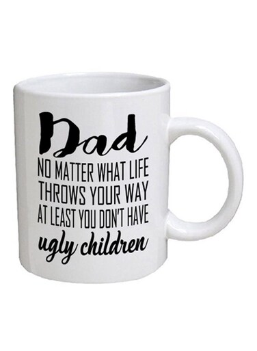 Your Wall Funny Dad Quote Coffee Mug White/Black