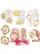 Vintage Frame Cupcake Fondant Mold 3PCS, Baroque Style Fondant Silicone Mold, Miracuous Style Fondant Silicone Mold for Sugarcraft Cupcake